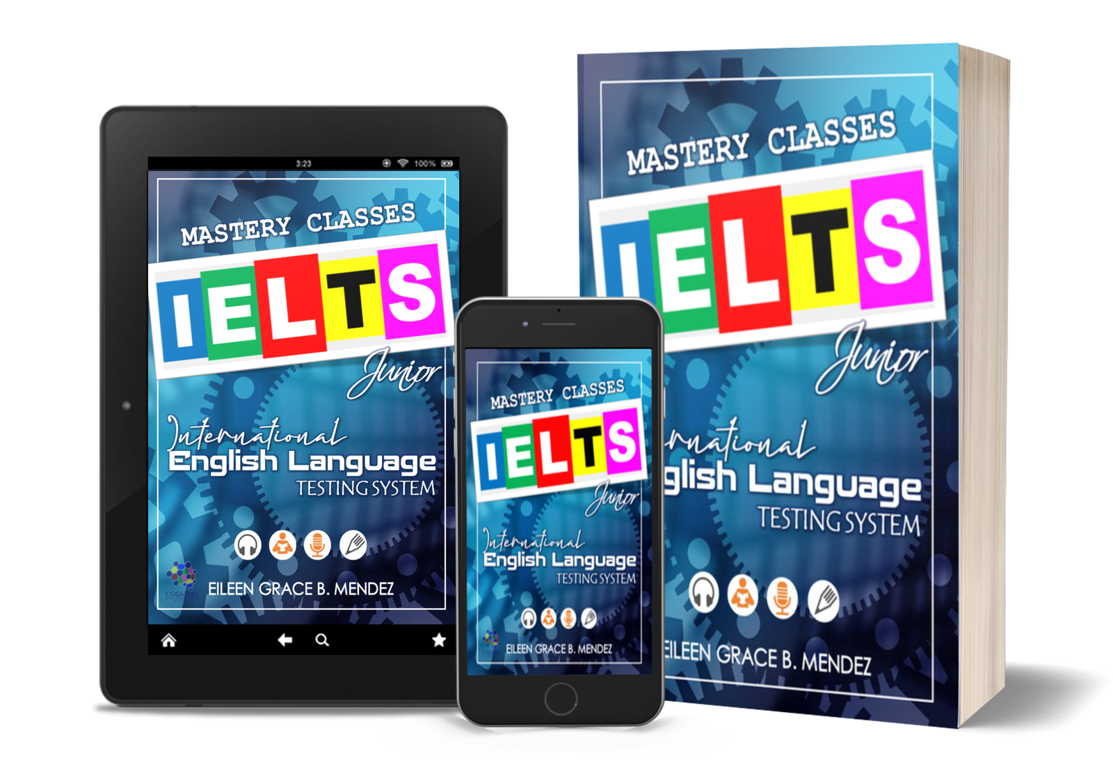 IELTS Mastery Classes Mockup Trio